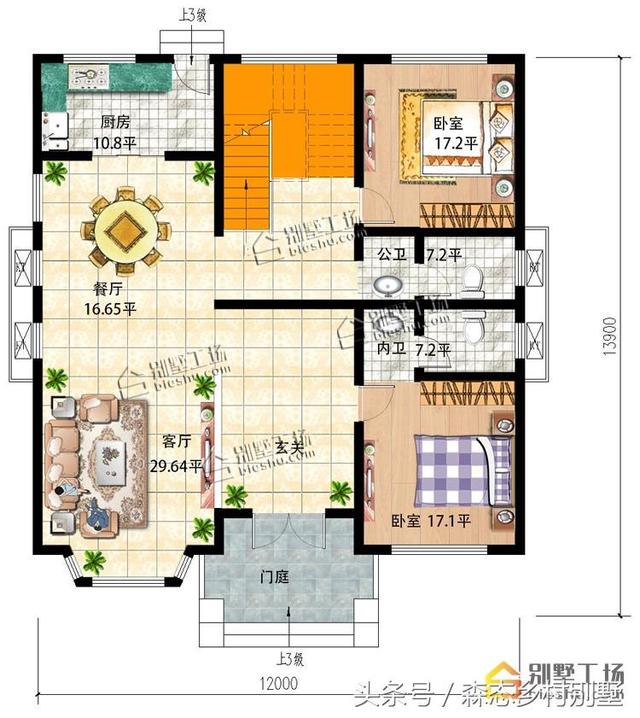 二層簡(jiǎn)歐別墅設(shè)計(jì)圖，結(jié)構(gòu)簡(jiǎn)練大方，造價(jià)還實(shí)惠，建房也不會(huì)有太大經(jīng)濟(jì)壓力。