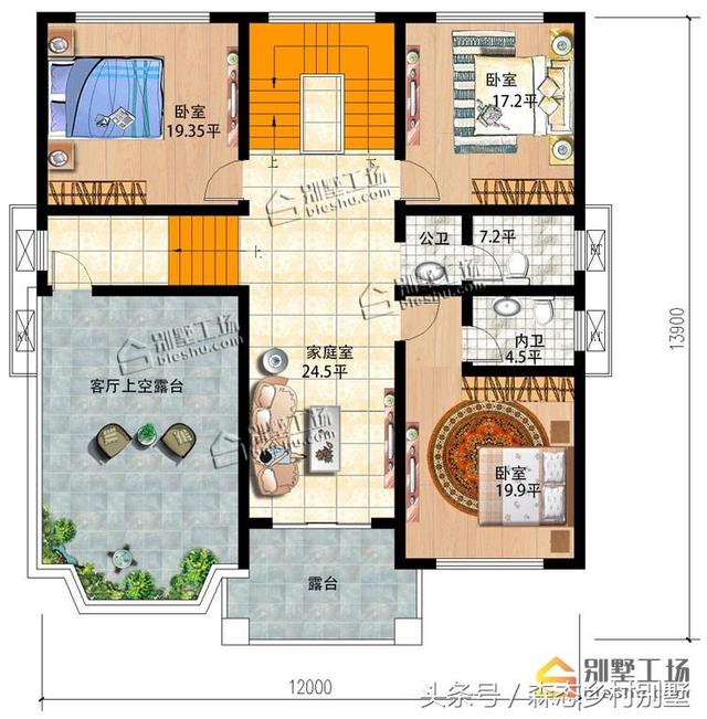 二層簡(jiǎn)歐別墅設(shè)計(jì)圖，結(jié)構(gòu)簡(jiǎn)練大方，造價(jià)還實(shí)惠，建房也不會(huì)有太大經(jīng)濟(jì)壓力。