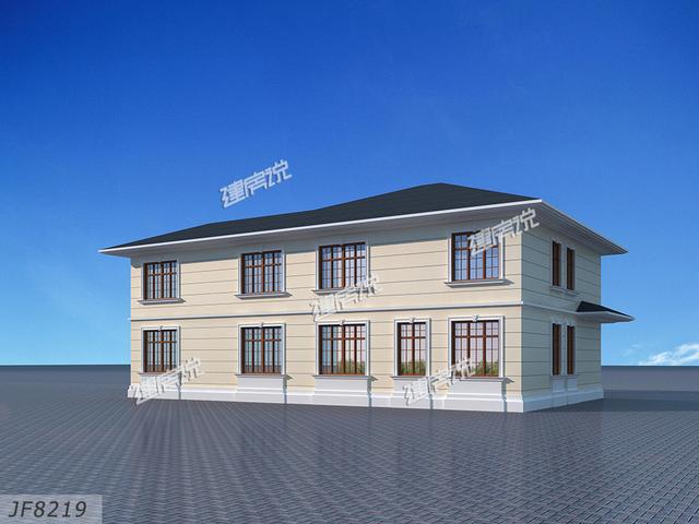 占地244平方米的二層農(nóng)村漂亮別墅，回老家建一棟，鄰居看了很眼紅。