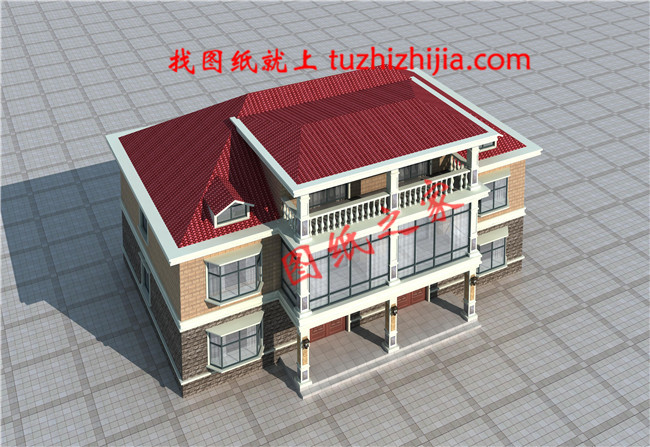 最佳農(nóng)村兩層半兄弟雙拼小樓設(shè)計圖，浪漫、華麗、高貴又有情調(diào)