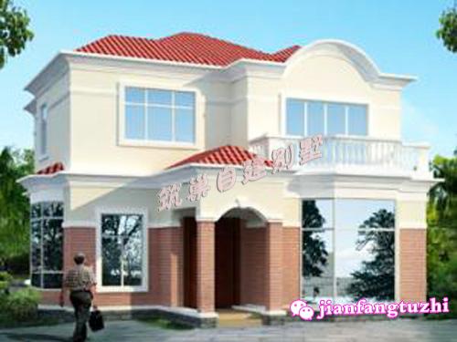 占地160平米左右農(nóng)村二層自建房，帶有車庫、旋轉(zhuǎn)樓梯和陽光房，造價(jià)30萬以內(nèi)