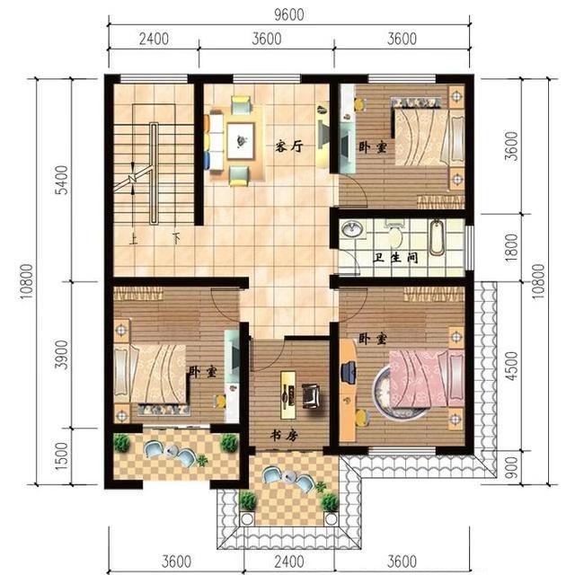 推薦2款開間都是10米的農(nóng)村別墅設(shè)計圖，豪華大氣，一款二層結(jié)構(gòu)，一款三層結(jié)構(gòu)，真的很實用。