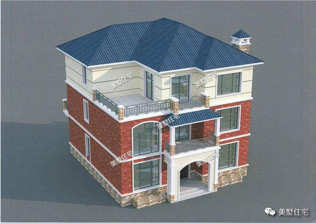 三層農(nóng)村現(xiàn)代別墅設(shè)計(jì)圖，精挑細(xì)選的3套，外觀精致漂亮，可以滿足親友留宿的需要。