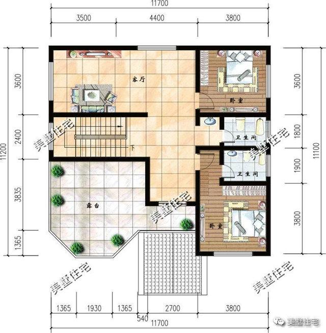 三層農(nóng)村現(xiàn)代別墅設(shè)計(jì)圖，精挑細(xì)選的3套，外觀精致漂亮，可以滿足親友留宿的需要。