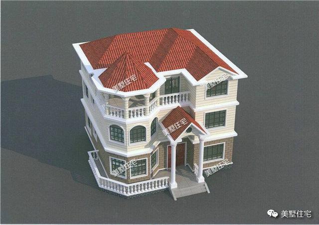 三層農(nóng)村現(xiàn)代別墅設(shè)計(jì)圖，精挑細(xì)選的3套，外觀精致漂亮，可以滿足親友留宿的需要。