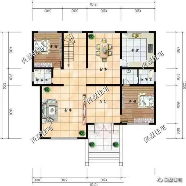 三層農(nóng)村現(xiàn)代別墅設(shè)計(jì)圖，精挑細(xì)選的3套，外觀精致漂亮，可以滿足親友留宿的需要。