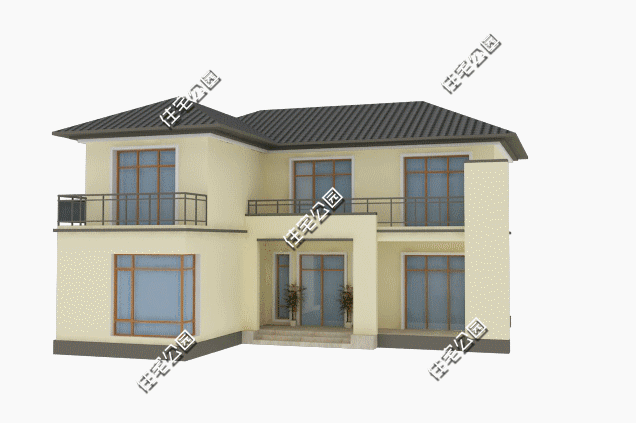 占地僅100平的二層農(nóng)村自建房，4室2廳，時尚大氣，可三世同堂