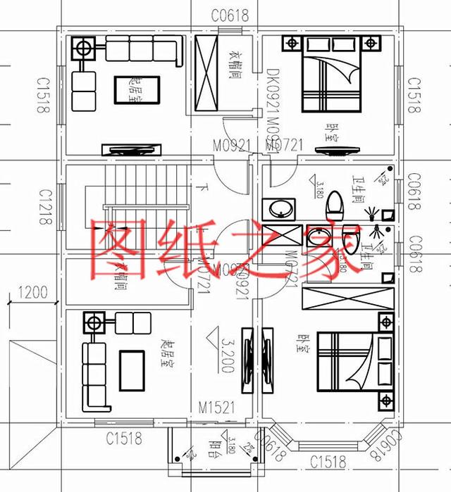 占地100平5臥室的小戶型三層別墅設(shè)計(jì)圖，精美亮眼，家家戶戶都能修建
