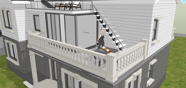 14.8x11.6米二層農(nóng)村別墅設(shè)計(jì)圖，經(jīng)濟(jì)實(shí)用，造價(jià)31萬