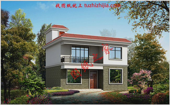 新農(nóng)村二層樓房圖片造價(jià)12萬(wàn)，挑一套回家建房吧！