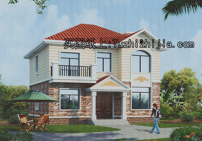 新農(nóng)村二層樓房圖片造價(jià)12萬(wàn)，挑一套回家建房吧！