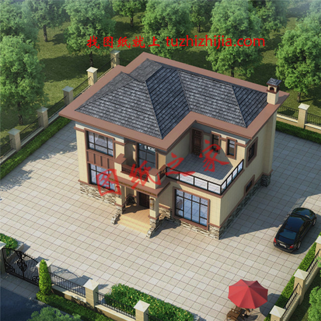 新農(nóng)村二層樓房圖片造價(jià)12萬(wàn)，挑一套回家建房吧！