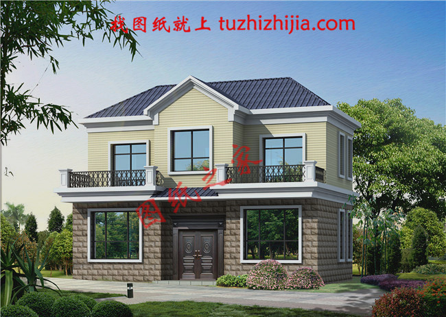 新農(nóng)村二層樓房圖片造價(jià)12萬(wàn)，挑一套回家建房吧！