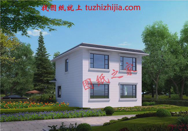 新農(nóng)村二層樓房圖片造價(jià)12萬(wàn)，挑一套回家建房吧！