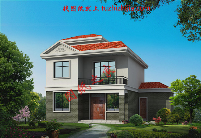 新農(nóng)村二層樓房圖片造價(jià)12萬(wàn)，挑一套回家建房吧！