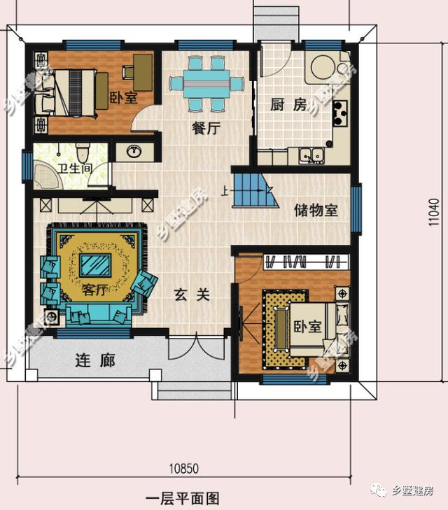 農(nóng)村別墅設(shè)計圖，占地小造價低廉，您一定喜歡！