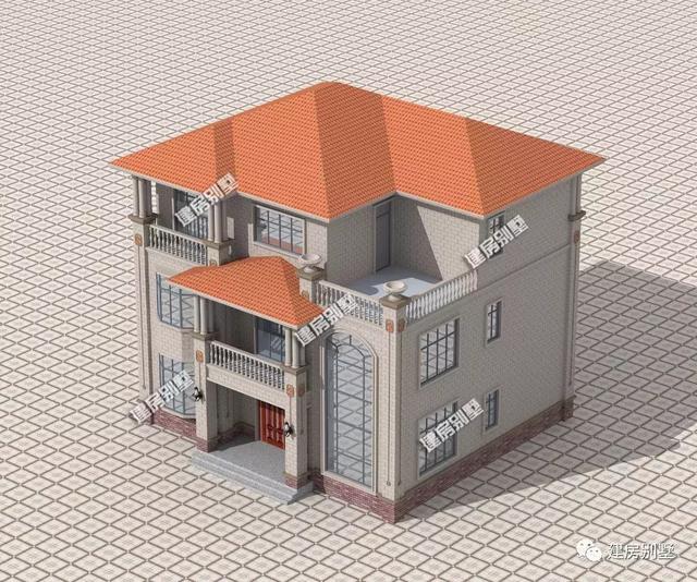 獨特別墅設計圖，廚房餐廳單獨建，讓您遠離油煙