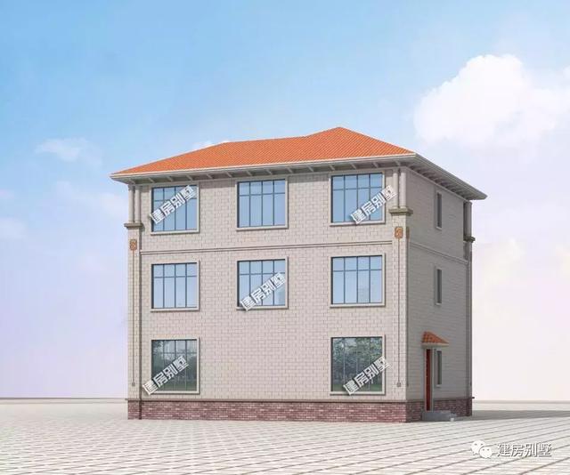 獨特別墅設計圖，廚房餐廳單獨建，讓您遠離油煙