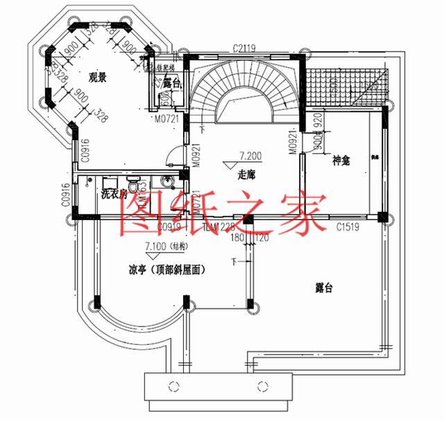 美觀大氣的三層別墅設(shè)計(jì)圖，設(shè)計(jì)新穎獨(dú)特，您理想的選擇！