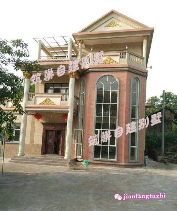 13x15米鄉(xiāng)村三層復(fù)式別墅設(shè)計(jì)圖，供您參考