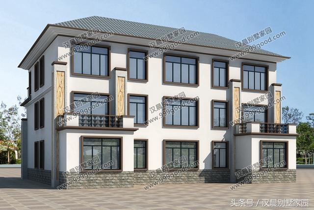 新中式別墅設(shè)計圖，古樸與現(xiàn)代并存，新穎霸氣！