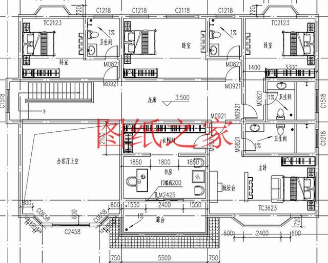 超大戶型，時(shí)尚現(xiàn)代的二層別墅設(shè)計(jì)圖，建成后您一定喜歡