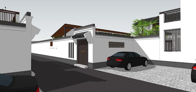 新中式民俗別墅設(shè)計(jì)圖，可用于民宿，也可商用。