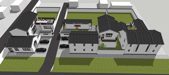 新中式民俗別墅設(shè)計(jì)圖，可用于民宿，也可商用。