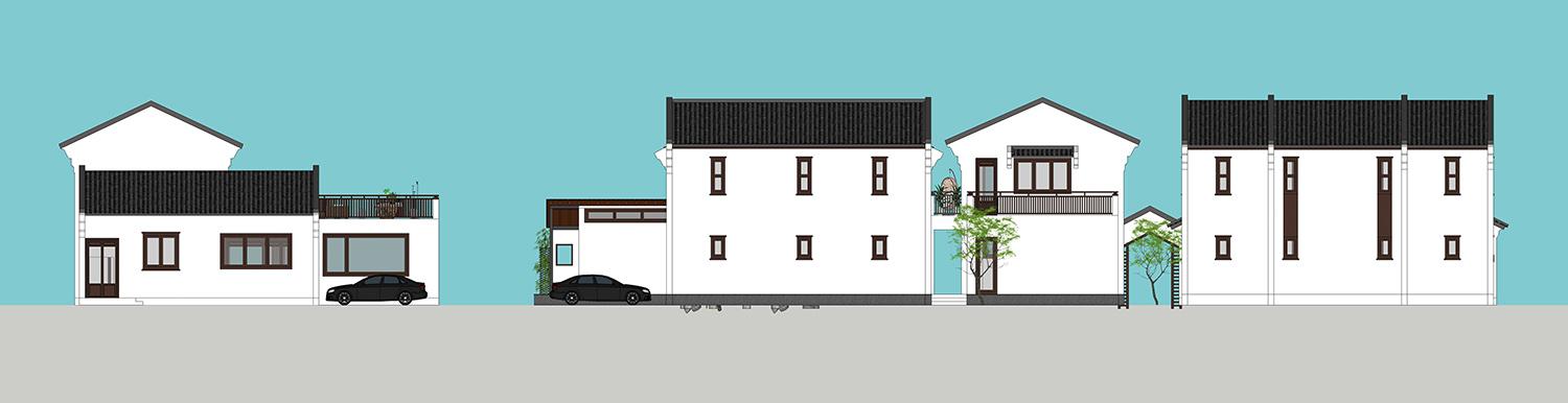 新中式民俗別墅設(shè)計(jì)圖，可用于民宿，也可商用。