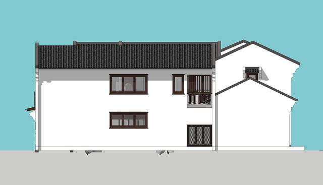 新中式民俗別墅設(shè)計(jì)圖，可用于民宿，也可商用。