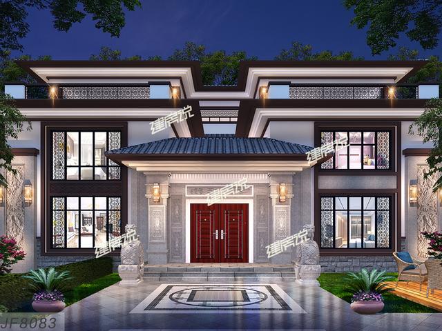 豪華中式別墅設(shè)計(jì)圖，獨(dú)特建筑讓人羨慕不已！