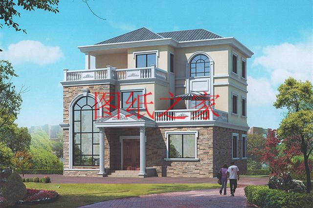 分享3套美觀大氣的三層別墅設計圖，適合普通家庭修建