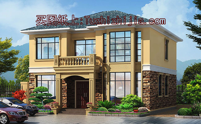 120平米農(nóng)村房屋設(shè)計(jì)圖，一到三層別墅戶型都有！