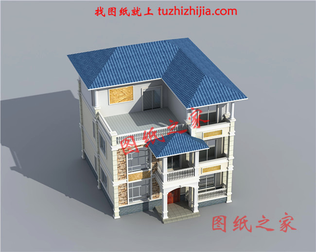 120平米農(nóng)村房屋設(shè)計(jì)圖，一到三層別墅戶型都有！