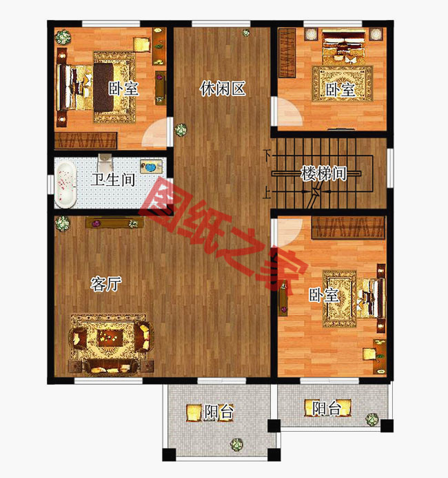 120平米農(nóng)村房屋設(shè)計(jì)圖，一到三層別墅戶型都有！