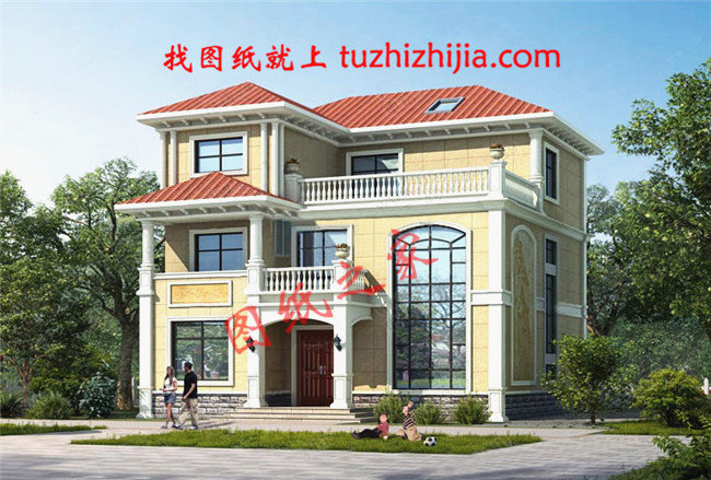 120平米農(nóng)村房屋設(shè)計(jì)圖，一到三層別墅戶型都有！