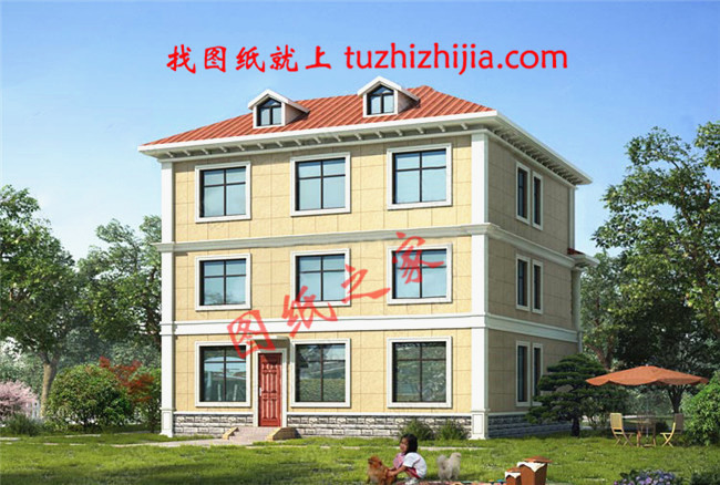 120平米農(nóng)村房屋設(shè)計(jì)圖，一到三層別墅戶型都有！