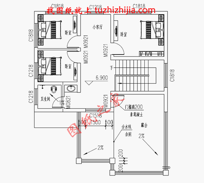 120平米農(nóng)村房屋設(shè)計(jì)圖，一到三層別墅戶型都有！