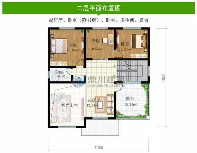 三層復(fù)式別墅設(shè)計(jì)圖，挑空客廳設(shè)計(jì)+堂屋，低調(diào)而不奢華
