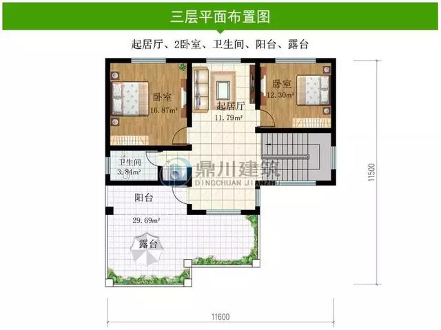 三層復(fù)式別墅設(shè)計(jì)圖，挑空客廳設(shè)計(jì)+堂屋，低調(diào)而不奢華