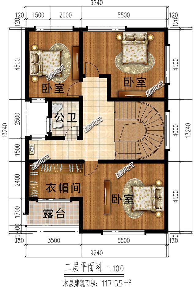 小占地別墅設(shè)計圖，外觀時尚新潮，還有地下車庫哦！