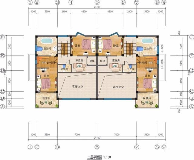 豪華別墅設計圖，蓋自己的房讓別人羨慕去吧！