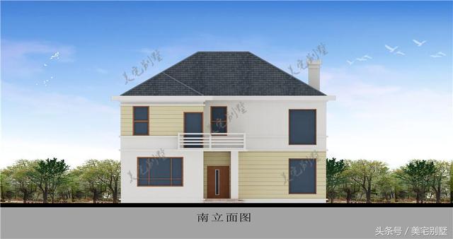 田園小別墅設計圖，10.8X12挑空客廳，您喜歡嗎？