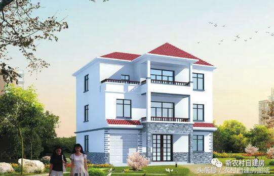 3套經(jīng)典別墅設(shè)計圖，多間臥室?guī)Э净鸱亢蜁衽_，造價只要25萬