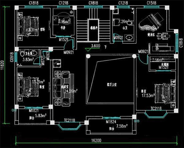 二層農(nóng)村自建房，精致完美，帶車庫挑空客廳，品味人最愛！