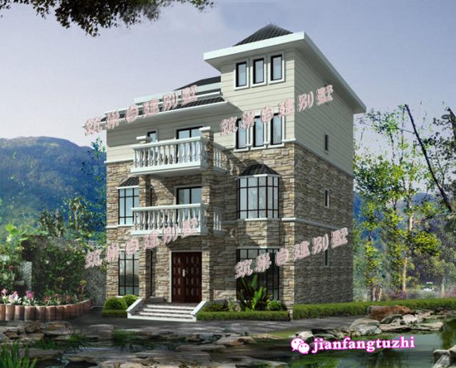 100平米別墅設計圖，親民的設計理念，您值得建造