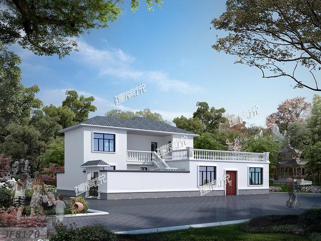 30幾萬(wàn)建大露臺(tái)帶庭院的別墅設(shè)計(jì)圖，現(xiàn)在入手為時(shí)不晚。