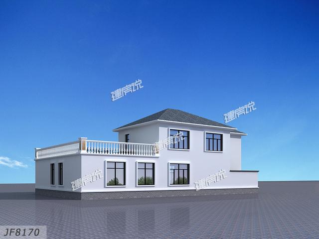 30幾萬(wàn)建大露臺(tái)帶庭院的別墅設(shè)計(jì)圖，現(xiàn)在入手為時(shí)不晚。