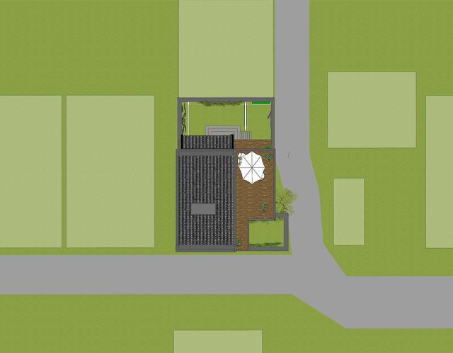 新中式別墅設(shè)計圖，三層鄉(xiāng)村復(fù)古別墅。