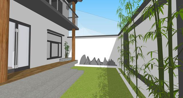 新中式別墅設(shè)計圖，三層鄉(xiāng)村復(fù)古別墅。